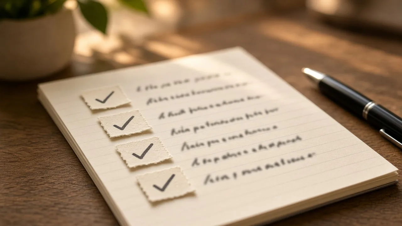 Checklist di autovalutazione sugli strumenti dello studio